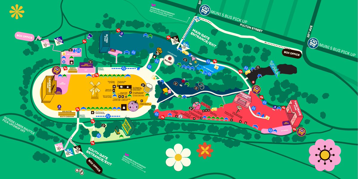 Outside Lands map