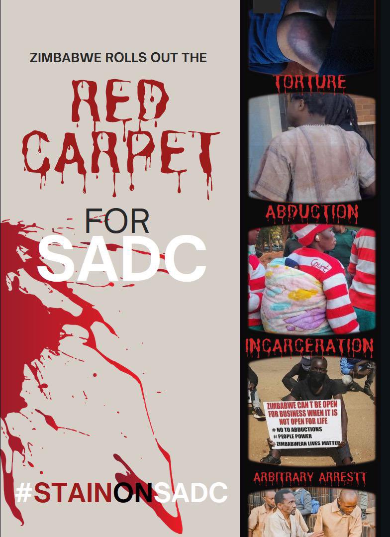 RETWEET

As crookED Emmerson prepares to welcome regional leaders to Harare, he does so against a backdrop of violence, intimidation, torture, and repression targeting activists, trade unionists, and political opponents.

Some of his victims include:
- Robson Chere, a trade