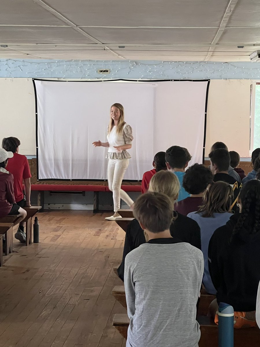 RunGraniteState's tweet image. Being able to host @AdrianneHaslet was an absolute pleasure! She gave us a speech that is sure to leave a lasting impact on both the campers and the staff!