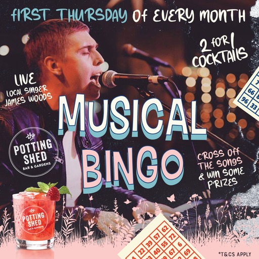 🎶 MUSICAL BINGO 🎶

Join us and the amazing James Wood this Thursday for Musical Bingo! 

With the best tunes, prizes to be won and 241 cocktails, this is a night you won't want to miss!! 🕺

#MusicalBingo #Thursdays #ChanceToWin