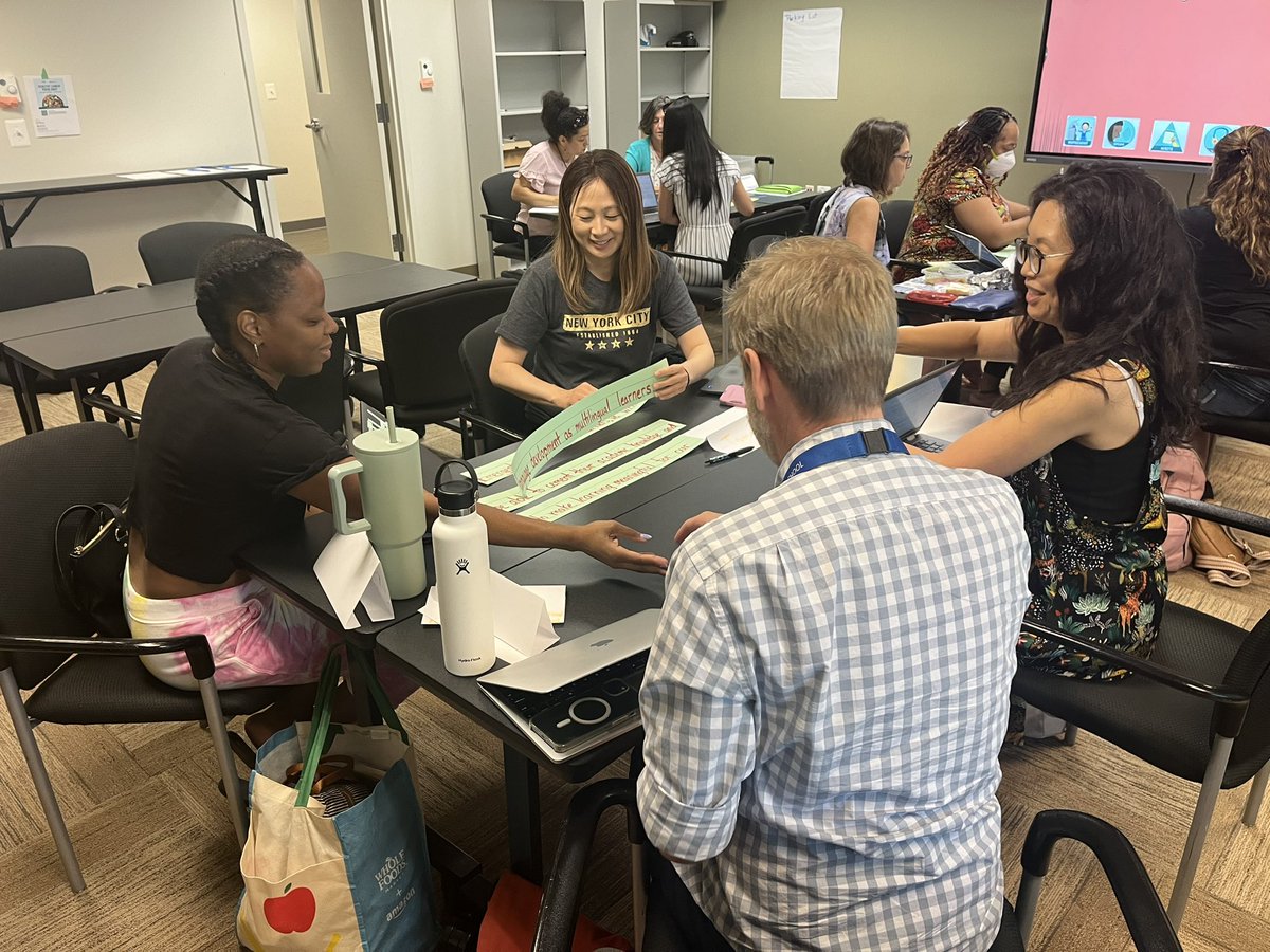 Great learning on oral language development happening at the “Pass the Mic” training! <a href="/MCPSDELME/">MCPS DELME</a>