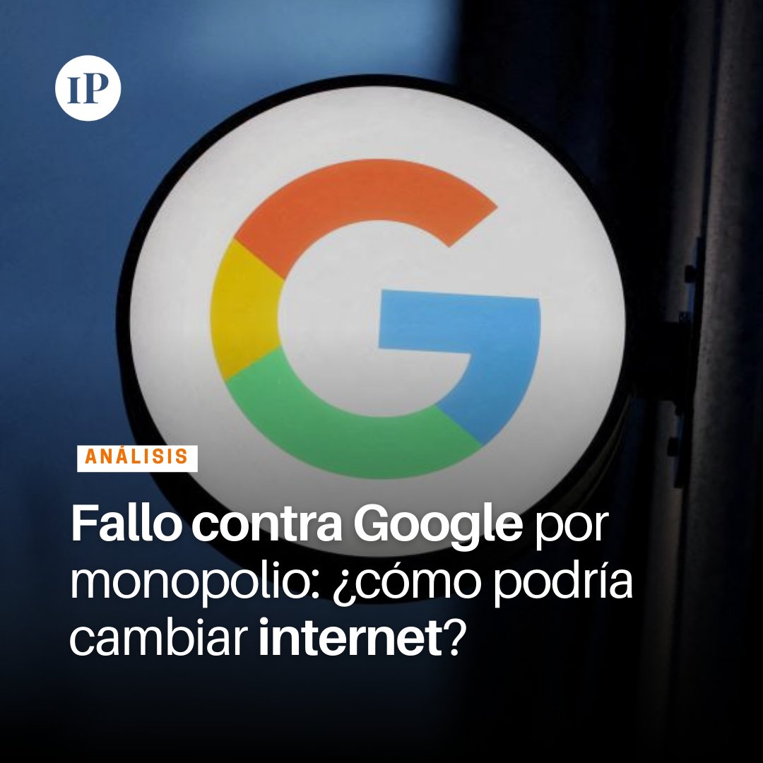 iProfesional's tweet image. 🔴Un juez federal de los Estados Unidos dictaminó el lunes que #Google mantenía ilegalmente un #monopolio en las búsquedas.

¿Esto afectará a las búsquedas por #internet? enterate en la nota del 1er comentario 👇