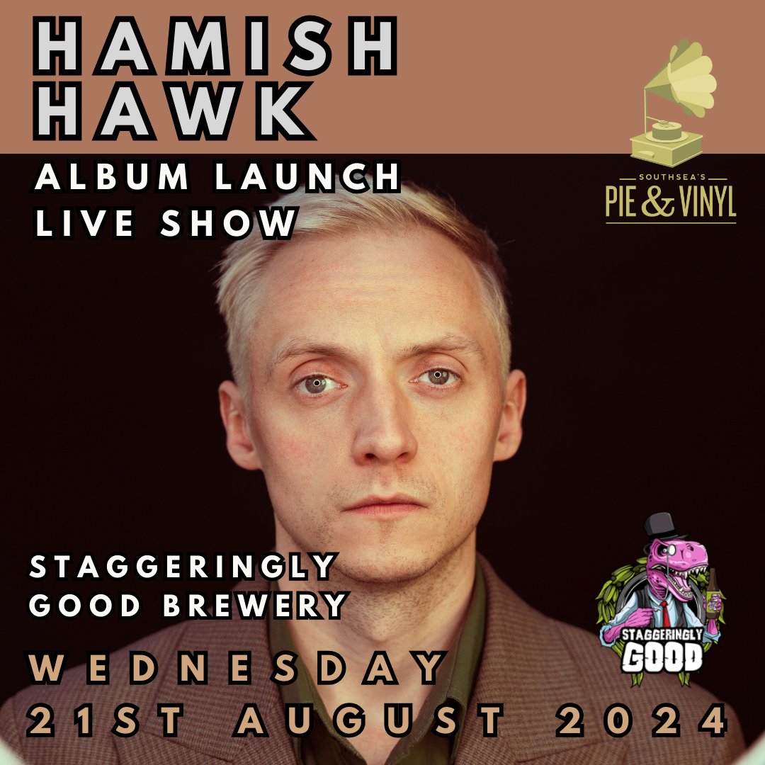 PieVinyl's tweet photo. Hamish Hawk – ”A Firmer Hand” Album Launch Live Show! ⁠
⁠
Ticket Bundles on sale now! (See link in bio) or visit the events section of the site.⁠
⁠
https://t.co/oVDP1ypdF9⁠
⁠
@hamishhawk @staggeringlygoodbeer #outstore #liveshow #ticketbundles #newalbum #indies #records https://t.co/Ea1cUqxz0c