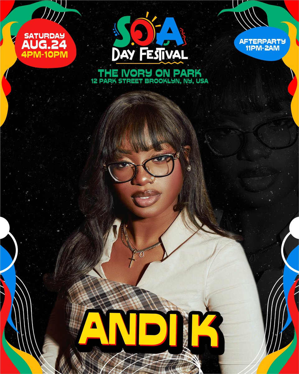 Our Very First Selection. Andi K! Straight from Atlanta, GA <a href="/andikmusic/">Andi K ✮</a> combines R&amp;B with Francophone rhythms and modern Afrobeats. Prepare to be mesmerized by her unique sound and electrifying performance at SOA Day Festival! Saturday, August 24th! 🌍✨ #SoundsOfAfroBeats #AndiK