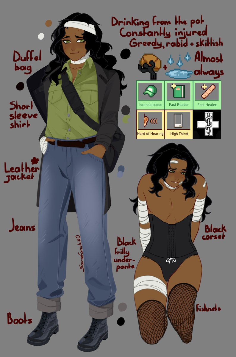 Sarafanchik01's tweet image. #projectzomboid #ProjectZomboidoc #OC