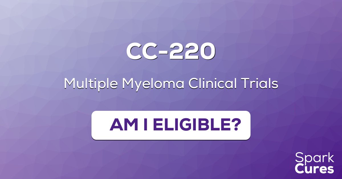 CC-220 is a immunomodulator being developed by Celgene Corporation. CD-220, also called iberdomide, binds the protein Cereblon which is one of the mechanisms of action for the immunomodulator drugs. Learn more:
buff.ly/3LRdOKH #myeloma #clinicaltrial #mmsm