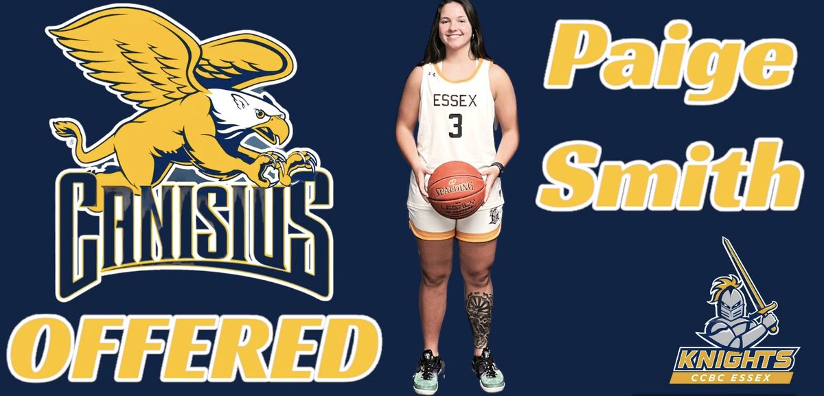 Congratulations to our 5'7 guard Paige Smith on receiving an offer from Canisius University in the MAAC conference ..⭕️