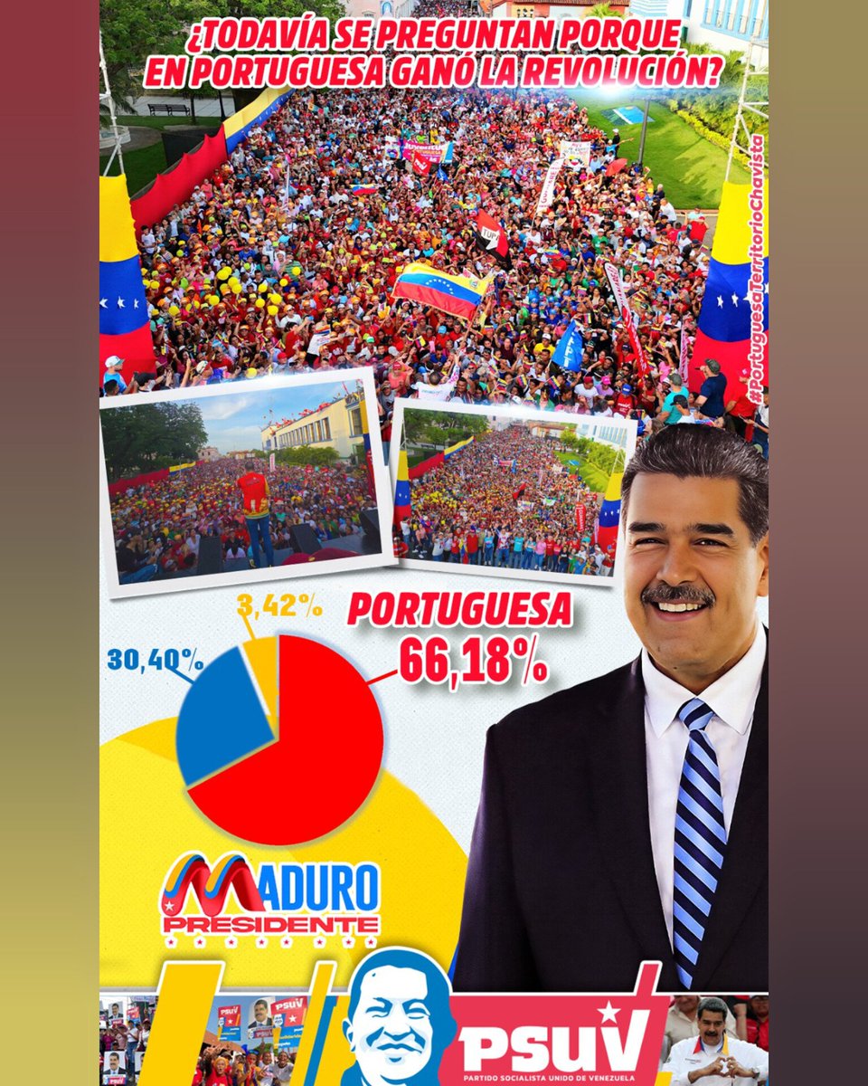 ʏ ᴛᴏᴅᴀᴠɪ́ᴀ sᴇ ᴘʀᴇɢᴜɴᴛᴀɴ ᴘᴏʀϙᴜᴇ ɢᴀɴᴏ́ ʟᴀ ʀᴇᴠᴏʟᴜᴄɪᴏ́ɴ, ɢʀᴀᴄɪᴀs ᴘᴏʀᴛᴜɢᴜᴇsᴀ ᴀʜᴏʀᴀ ᴍᴀs ϙᴜᴇ ɴᴜɴᴄᴀ ᴇʟ ᴄᴏᴍᴘʀᴏᴍɪsᴏ ᴇs ᴄᴏɴᴛɪɢᴏ.
<a href="/NicolasMaduro/">Nicolás Maduro</a> 
<a href="/PrimitivoPsuv/">Antonio Primitivo Cedeño</a> 
<a href="/mariggil/">legisladora Maria</a>