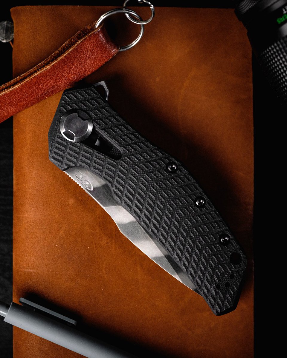 ZTKnives's tweet photo. Tiger stripes add that classic ZT look to the overbuilt 0308BLKTS! Experience the toughest cutting tasks with one of our largest and strongest folders 💪
https://t.co/gdlTvYTAOg
#ZT0308BLKTS #ZTOriginal #ExperienceIt #MadeInUSA https://t.co/Ets8P5lzsT