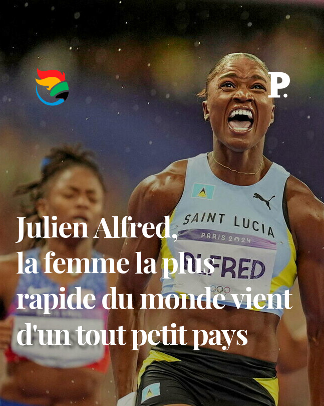 LePoint's tweet photo. 🗣️ « Maintenant que je suis championne olympique, les gens vont se renseigner sur mon pays » 

#portrait ➡️ https://t.co/pom9cSYTHE

✒️ @julienrbcc 

#jeuxolympiques #Paris2024  #sport #athlétisme #sprinteuse #julienalfred https://t.co/ooGPLyfZLN