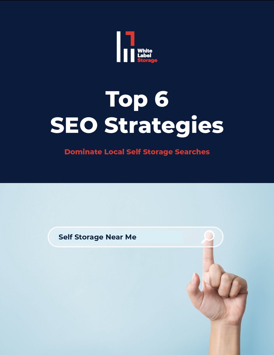 The digital landscape is ever-changing, and #SEO is no exception. What worked last year might not get you noticed in 2024 or 2025. #selfstorage #website #Marketing

Download Our Latest Free Guide!
Top 6 SEO Strategies: Dominate Local Self Storage Searches
whitelabelstorage.com/blog/top-6-seo…