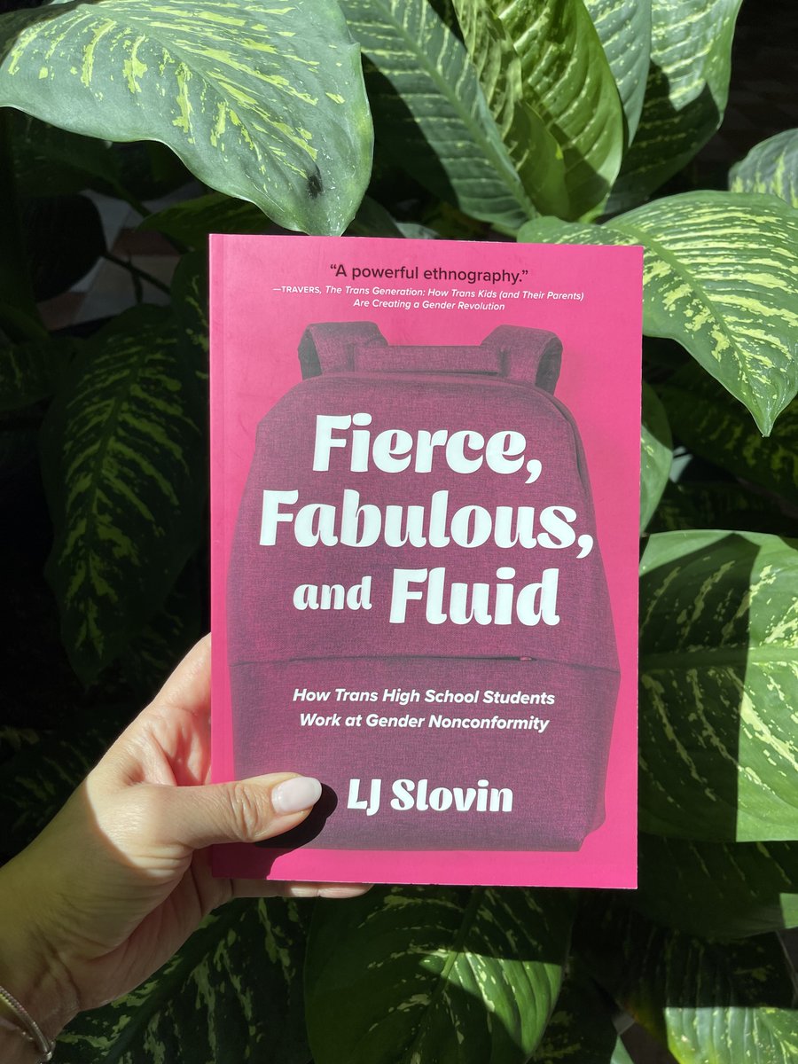 LJ Slovin’s Fierce, Fabulous, and Fluid: How Trans Youth Work at Gender Nonconformity is out today 💗! 

This book urges educators to move away from a focus on risk and concern, and instead to cultivate a genuine desire to understand and support trans youth.
#nonfiction #pride