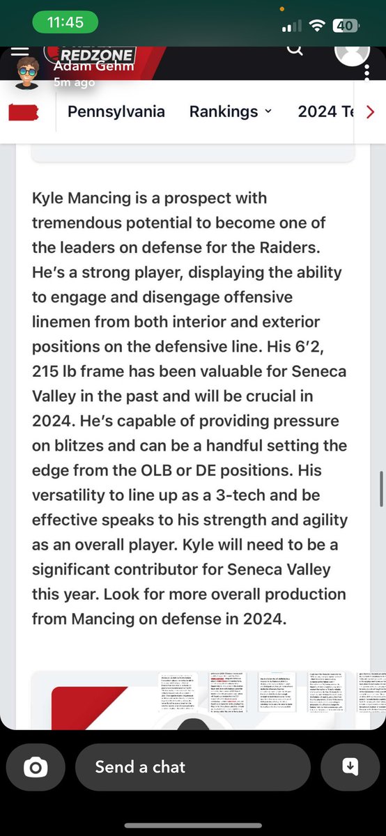 Thanks you for the write up!! <a href="/AveryHawkins/">Avery Hawkins</a> <a href="/PrepRedzonePA/">Prep Redzone Pennsylvania</a>