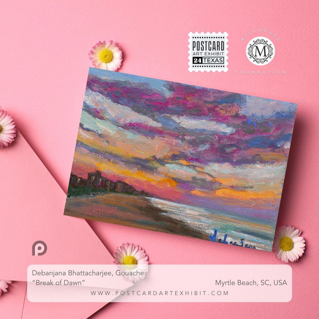 PAEartforacause's tweet photo. This lovely art card arrived in support of @millhousemck - We' re about artists supporting artists in #postcardartexhibit24! XO to one of our talented Curator Emeritus, Debanjana Bhattacharjee @debanjana05 Follow @millhousemck #postcardartexhibit #artistssupportingartists https://t.co/gLHvZaxjxK