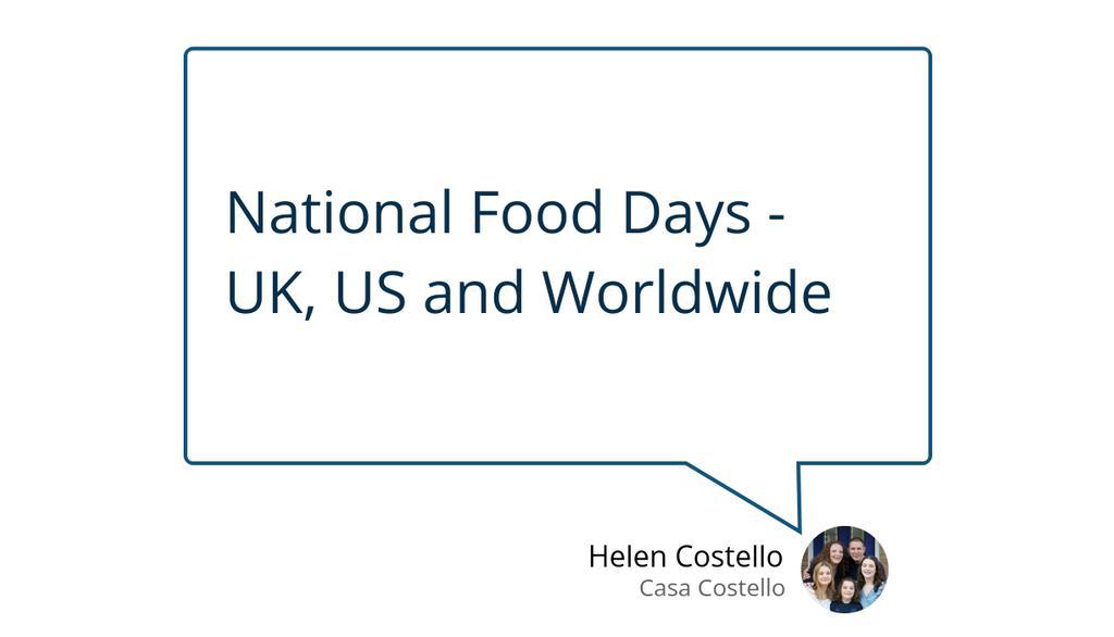 There are special days National Food-themed days to celebrate on nearly every single day of the year.

Read more 👉 lttr.ai/ASVDX