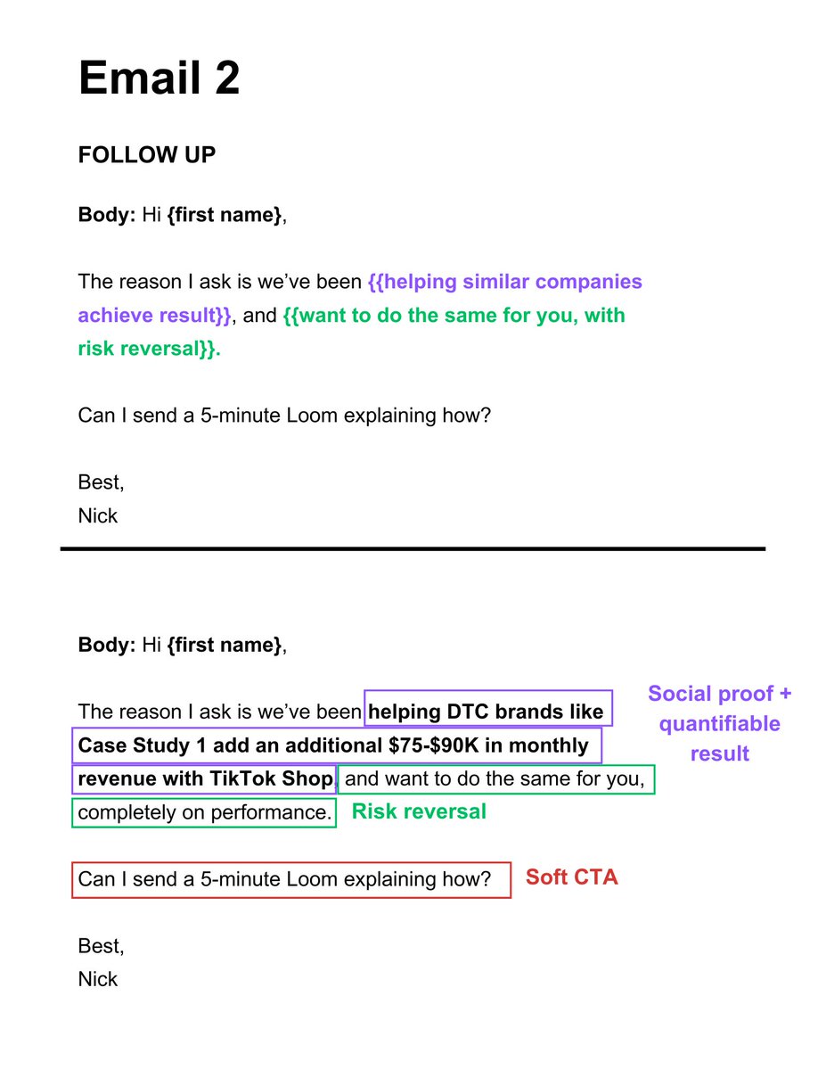 NickAbraham12's tweet image. This cold email sequence will never stop working.