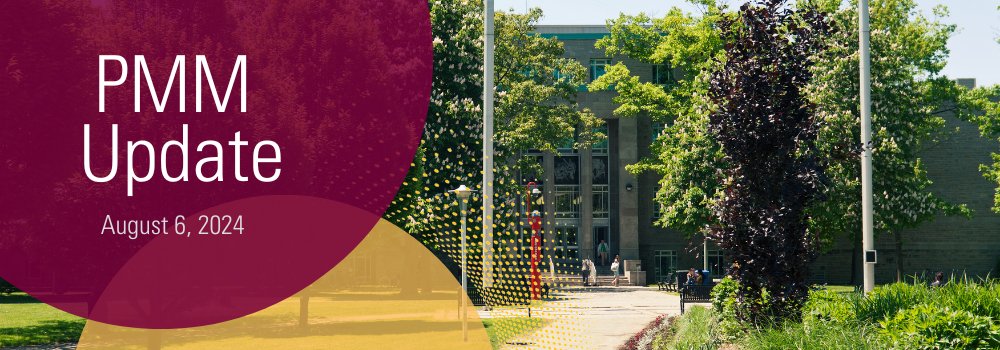 The August 6, 2024 edition of the #PMMUpdate is now available! Check it out for important updates, news, upcoming events &amp; more 📰 bit.ly/4ceobD0