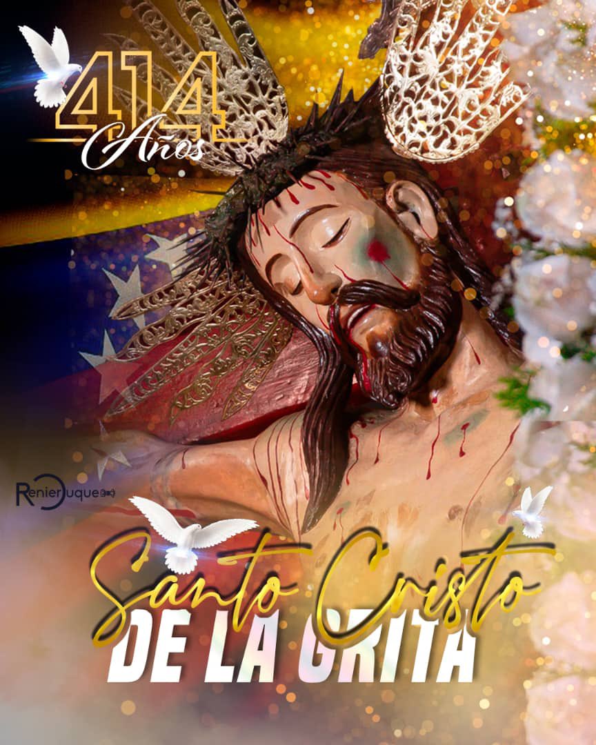 Es el día de nuestro Santo Patrono, el Santo Cristo de La Grita. Hoy más que nunca te pedimos con fe y devoción. Bendícenos y cuídanos en todo momento🙏🏻❤️