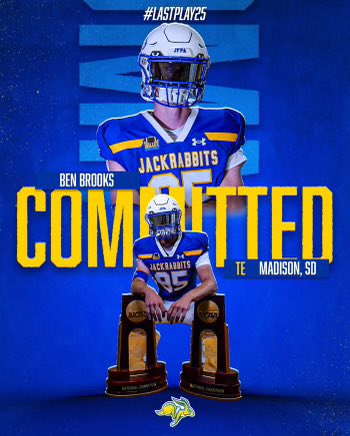 Committed!! 🔵🟡🐰
<a href="/GoJacksFB/">SDSU Football</a> @SDSURogers3 @CoachMeyersSDSU <a href="/dfreund7/">Danny Freund</a>