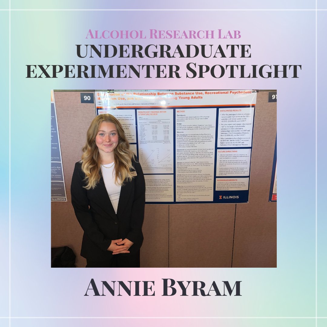 UiucLab's tweet photo. We hope everyone's enjoying the last few weeks of summer break 🏖️ Meet one of our wonderful undergraduate lab leaders, Annie! https://t.co/LzOxOHOEIo