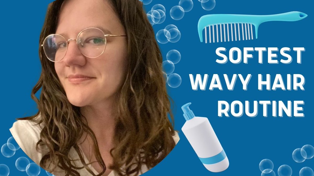 Wavyhaircare's tweet image. From shower to scrunching out the crunch, I filmed a whole wavy hair routine for you! This is my go-to on the days that I want my softest wavy hair possible! The products I use are all curly girl method approved. #wavyhairroutine #curlygirlmethodroutine youtu.be/9i7PpFfqPA0