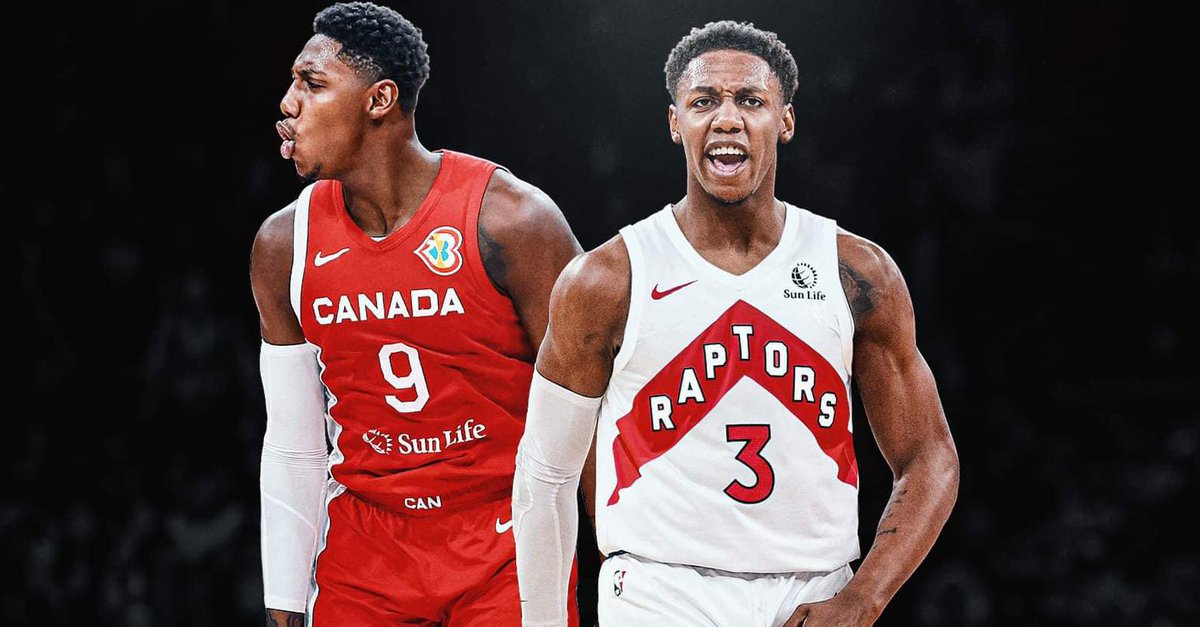 PensareBBall's tweet photo. I hope RJ Barrett, SGA and team Canada hold their heads up high.

I know this wasn't the end they wanted, but they will grow from this. 

#OlympicGames #Canada #Thunder #Raptors https://t.co/QDh5bPXBCT