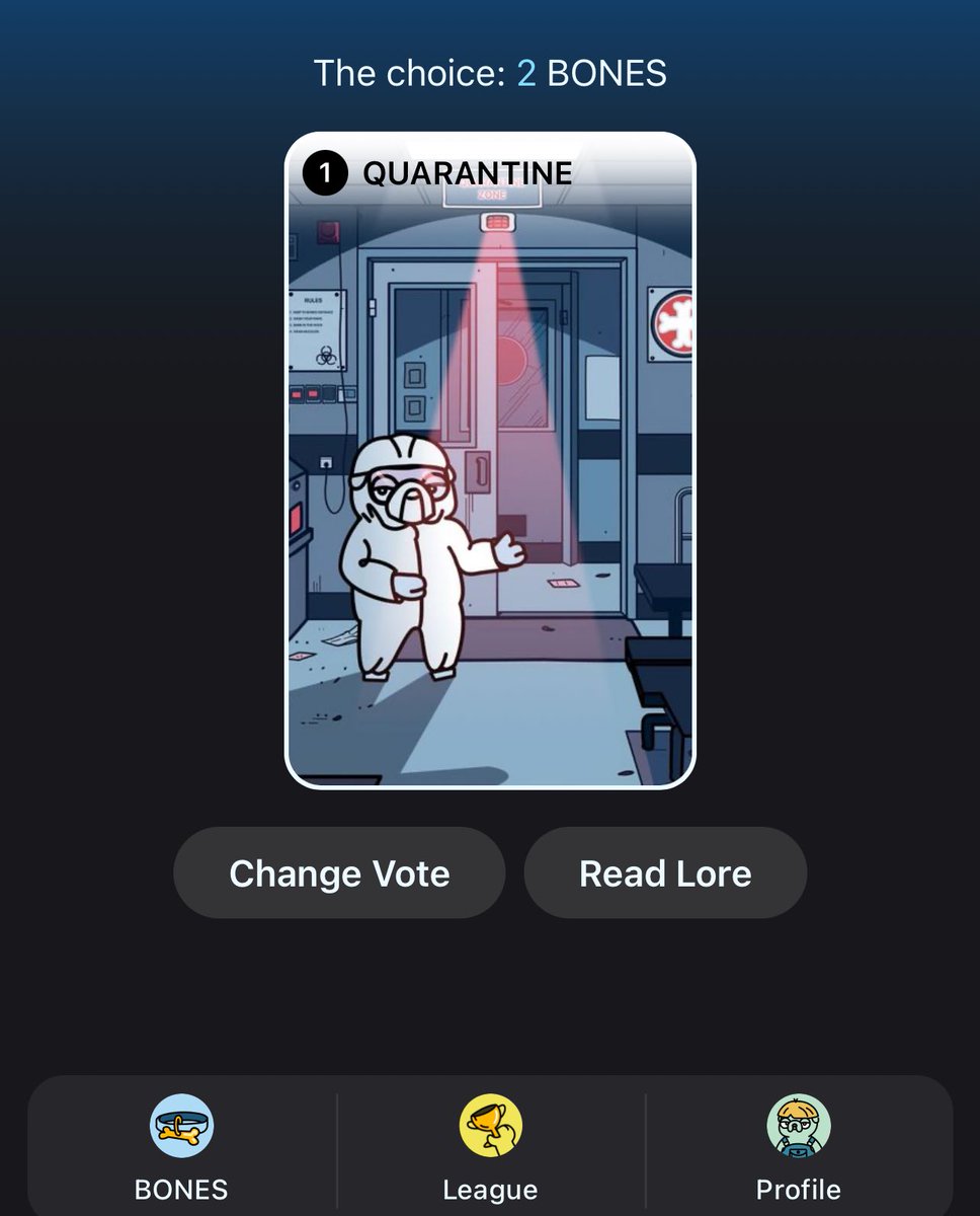 CoinvalueC's tweet image. Voting for this card today. #Quarantine on lostdogs. 

No luck yesterday.😁 

#CVG #Lostdogscard