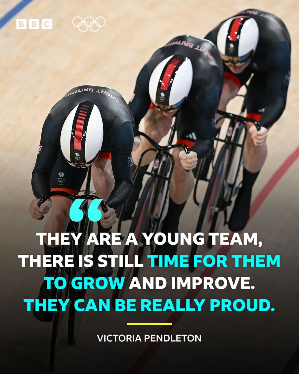 BBC 5 Live Sport (@5livesport) on Twitter photo "A silver is the best they could have hoped for in this competition." 🥈
<a href="/v_pendleton/">Victoria Pendleton</a> believes the future is bright for Great Britain's sprint team. 🚲
#Paris2024 #BBCOlympics "A silver is the best they could have hoped for in this competition." 🥈
<a href="/v_pendleton/">Victoria Pendleton</a> believes the future is bright for Great Britain's sprint team. 🚲
#Paris2024 #BBCOlympics