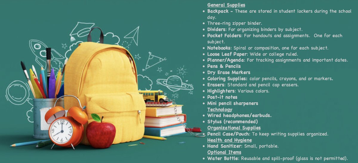 JFK School Supply List.

PDF list posted here: jfkmiddle.sharpschool.com/common/pages/D…
