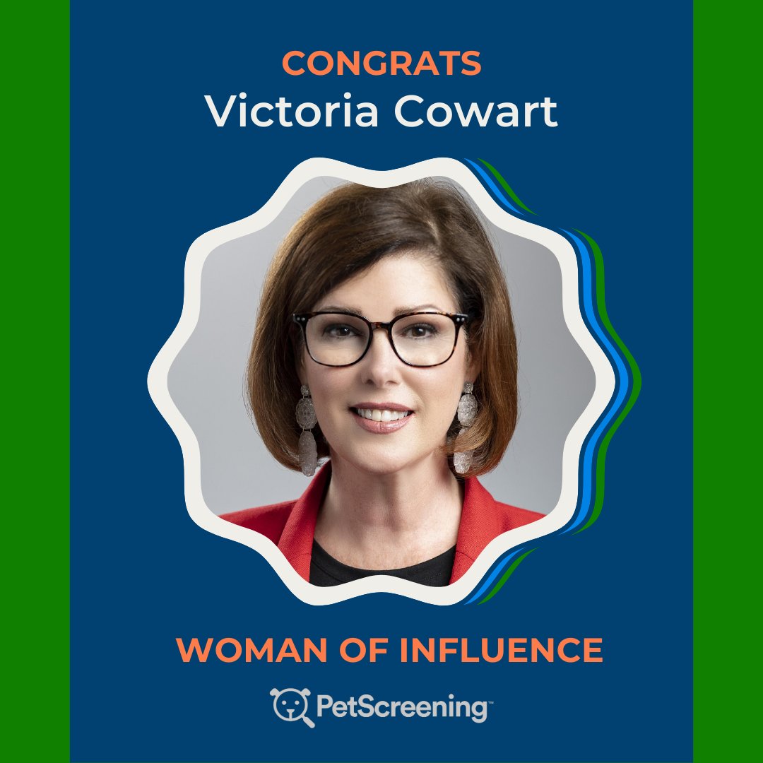 Congratulations to our portfolio company PetScreening and their Director of Education and Enterprise Sales, Victoria Cowart for being named to GlobeSt.'s Women of Influence Class of 2024!

#WomenOfInfluence #PetScreening #Congratulations #IndustryLeader