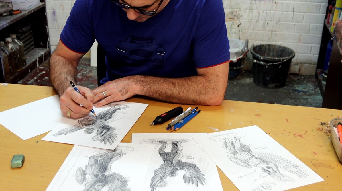 trevorjonesart's tweet image. how it started                    how it's going

In January 2022, I began the sketches for 21 bronze cast Bitcoin Angel sculptures. 2.5 years later, the #CryptoAngel world has transcended. See you tomorrow at 10 am EST for the @CryptoAngels777 army of ordinals drop. ⌛️🪽