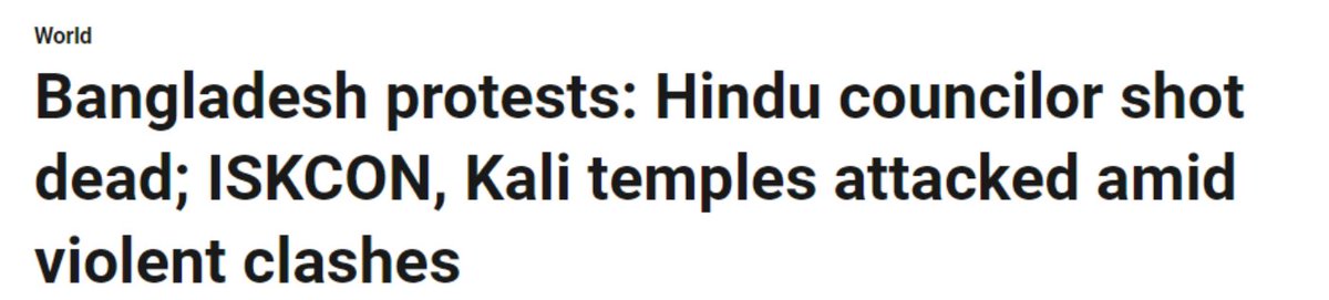 Vishwa Hindu Parishad (VHP) Canada strongly denounces the violence by radical groups against minority Hindu community burning &amp; destroying mandirs, homes and brutally attacking Hindus across the country. We request the Canadian government and governments across the world, Human