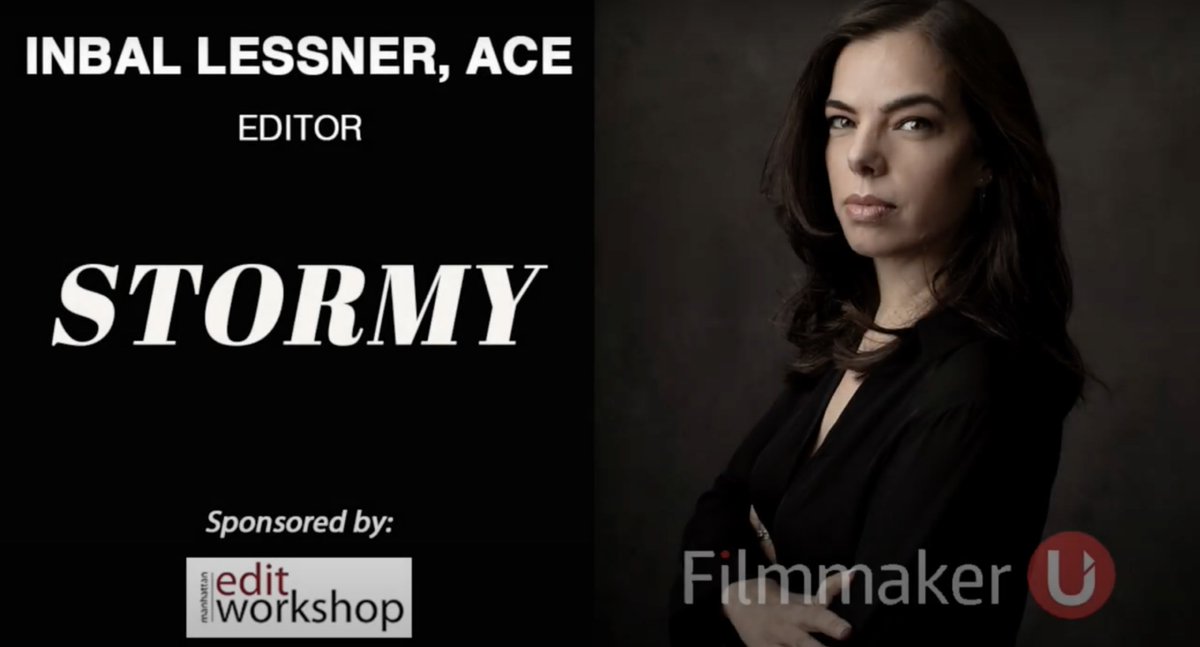 Impact24 PR (@impact24pr) on Twitter photo Editor <a href="/inbal_lessner/">Inbal B. Lessner, ACE (she/her)</a>, ACE dives into the documentary #Stormy, sharing her experience and approach to editing the documentary, the use of archival footage, and more!
Watch on <a href="/filmmaker_u/">Filmmaker U</a>: bit.ly/3AcJ1Fr
#Editor #BehindTheScenes #BehindTheCamera Editor <a href="/inbal_lessner/">Inbal B. Lessner, ACE (she/her)</a>, ACE dives into the documentary #Stormy, sharing her experience and approach to editing the documentary, the use of archival footage, and more!
Watch on <a href="/filmmaker_u/">Filmmaker U</a>: bit.ly/3AcJ1Fr
#Editor #BehindTheScenes #BehindTheCamera