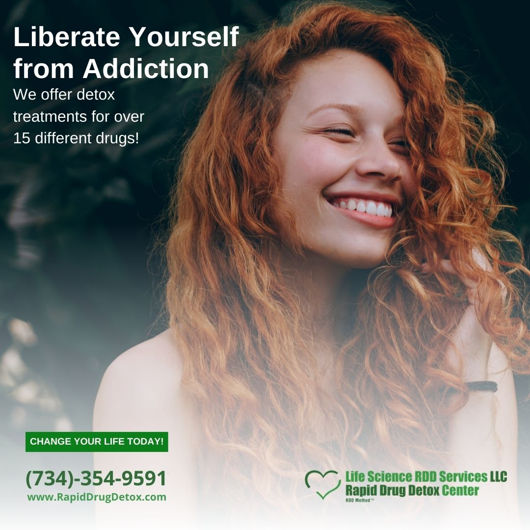 RDDMethod's tweet image. Liberate yourself from addiction with Rapid Drug Detox. We offer detox treatments for over 15 different drugs! 📷 Change your life today at rapiddrugdetox.com or call 1-866-399-2967.
#DrugDetox #RecoveryJourney #RDDMethod
