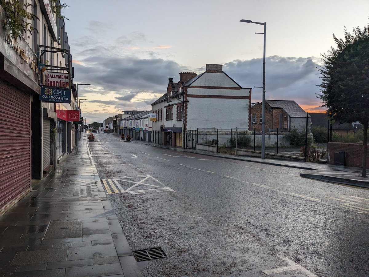 Went for a run through the middle of #Ballymena this evening, through the neighborhoods that have been 'invaded' by #immigrants according to some Facebook groups. I saw quite a few non-white faces going about their lives just like any other resident of the town. Say no to racism!