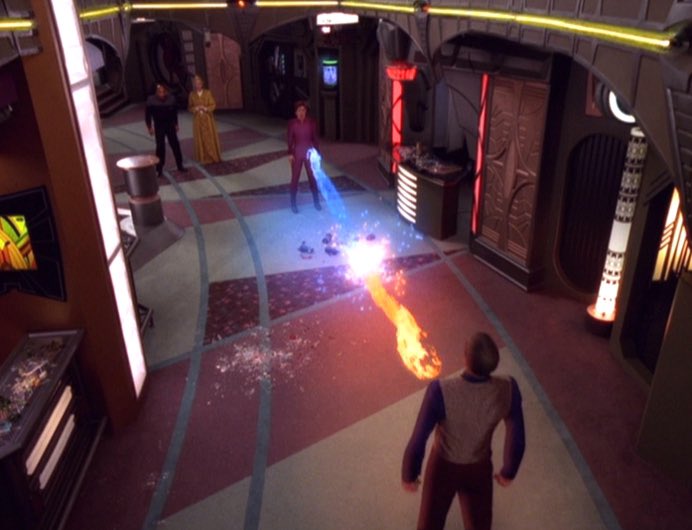 cronaj's tweet photo. Fun with photoshop with some of my custom figures I made #startrek #ds9 #kira #jake #prophets #pahwraiths https://t.co/TrFvzkMSWA