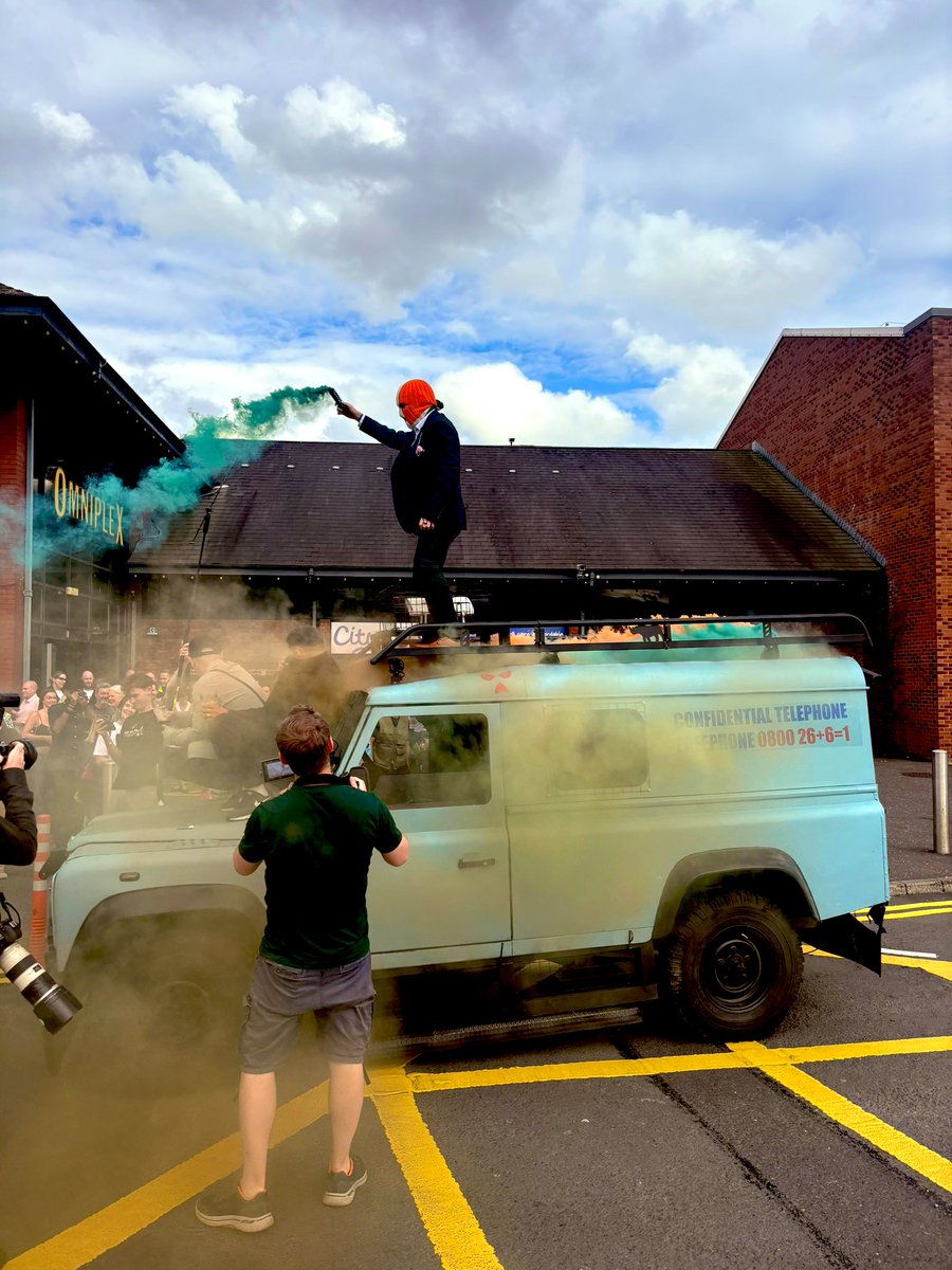 We’ve arrived at Omniplex Kennedy Centre, West Belfast, for the Belfast premiere and 8 sold out screens! 🔥