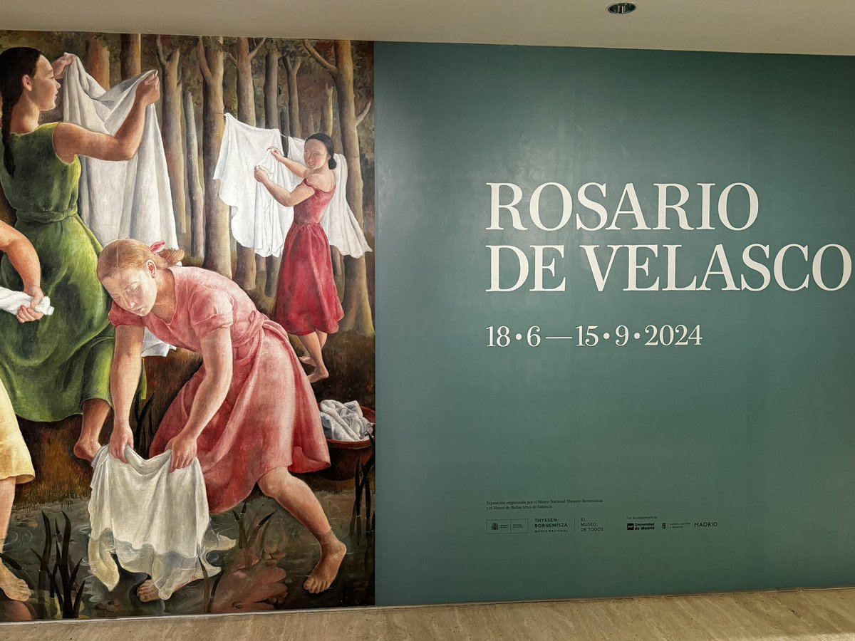 Estupenda exposición de la obra de Rosario de Velasco en el <a href="/MuseoThyssen/">Museo Thyssen</a>. Muy recomendable.