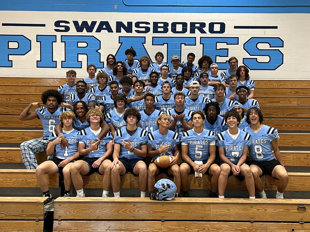 Here is a fun Swansboro football photo from today’s team shoot. 

⁦⁦<a href="/SBHS_Pirates/">Swansboro Athletics</a>⁩ ⁦<a href="/DrHelenGross1/">Dr. Helen Gross</a>⁩