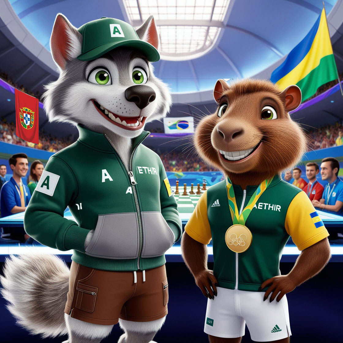 AetosAethir's tweet photo. We came here to thank all the chess participants at the Aethir Olympics, to Rio who did their best defending the PT-BR community, and to congratulate the Ukrainian community on the victory. Briefly more information about other modalities.
@AethirCloud @AethirEco @AethirEdge https://t.co/RCGdJNPS8U
