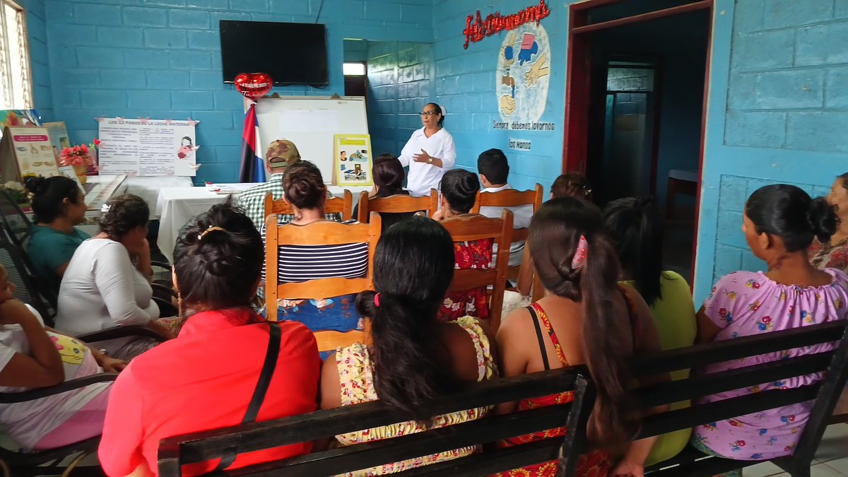 LaLuchaSigue79's tweet photo. En Nueva Guinea, las autoridades del FSLN visitaron a mujeres embarazadas para conmemorar la Semana de la Lactancia Materna. Durante el encuentro, destacaron la importancia de la lactancia para la salud de los bebés y las madres, https://t.co/PFEu0JonZ0