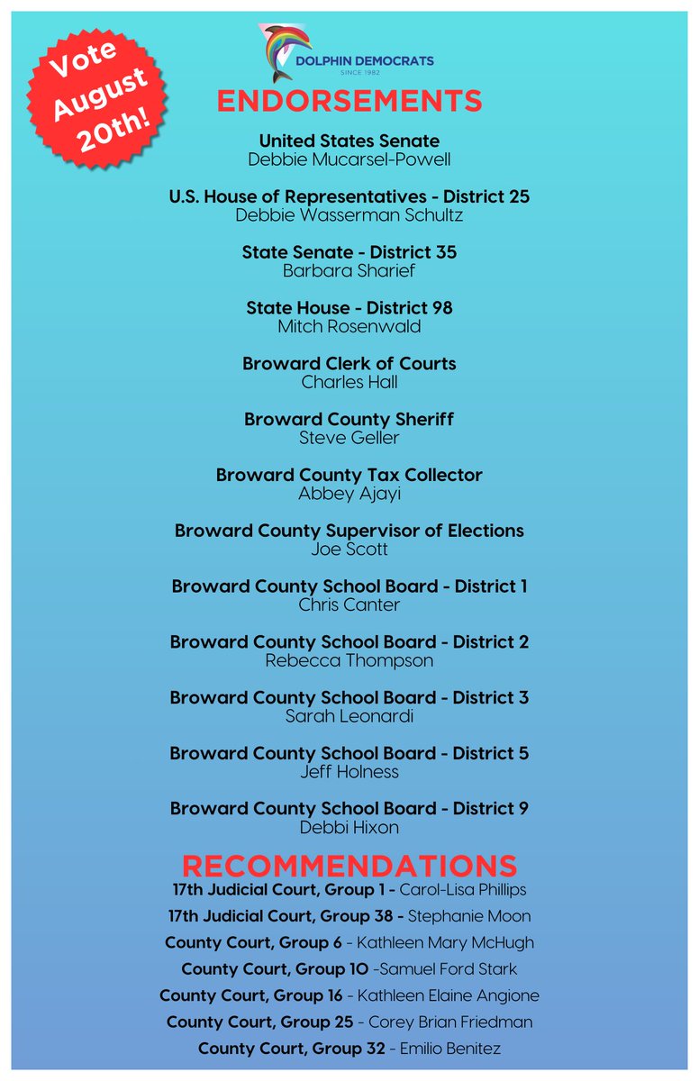 Dolphin Democrats tweet media