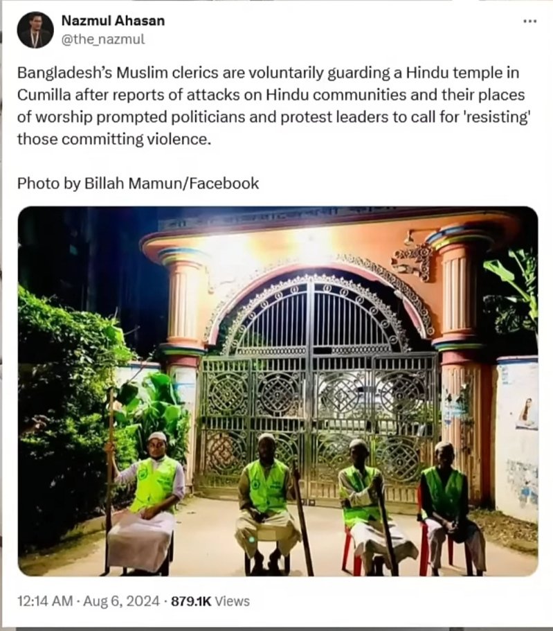 Professor_Raj_'s tweet photo. @geertwilderspvv Few of them(Bangladeshi) are Saving temples also. https://t.co/DpjKPOqSoq