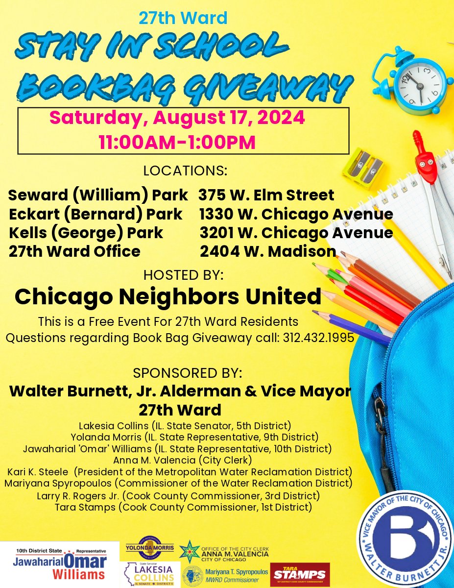 Walter Burnett Jr. (@aldermanburnett) on Twitter photo 