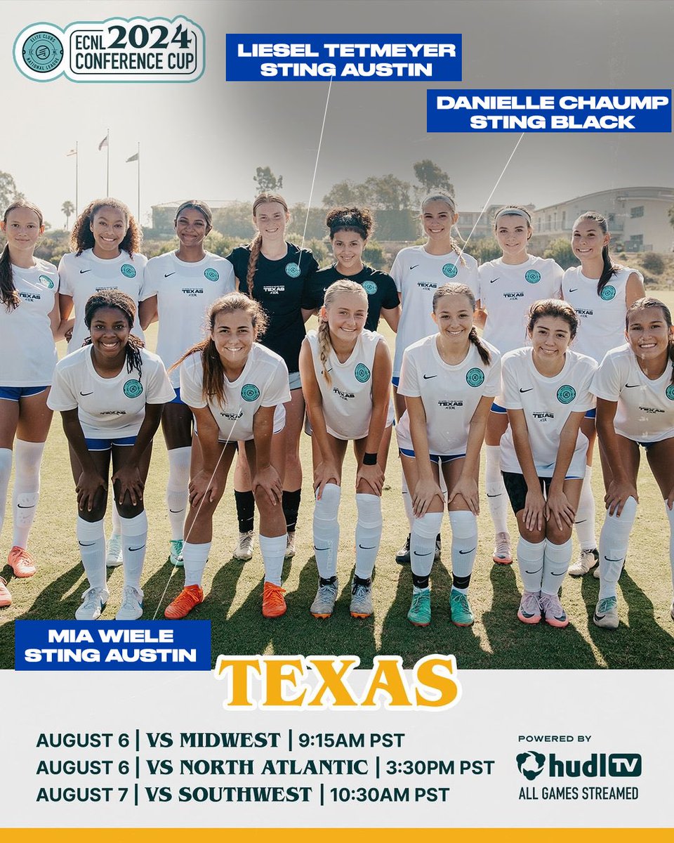 Good luck to our players competing in the ECNL CONFERENCE CUP 2024! 💙👏

#wearesting #braveboldone