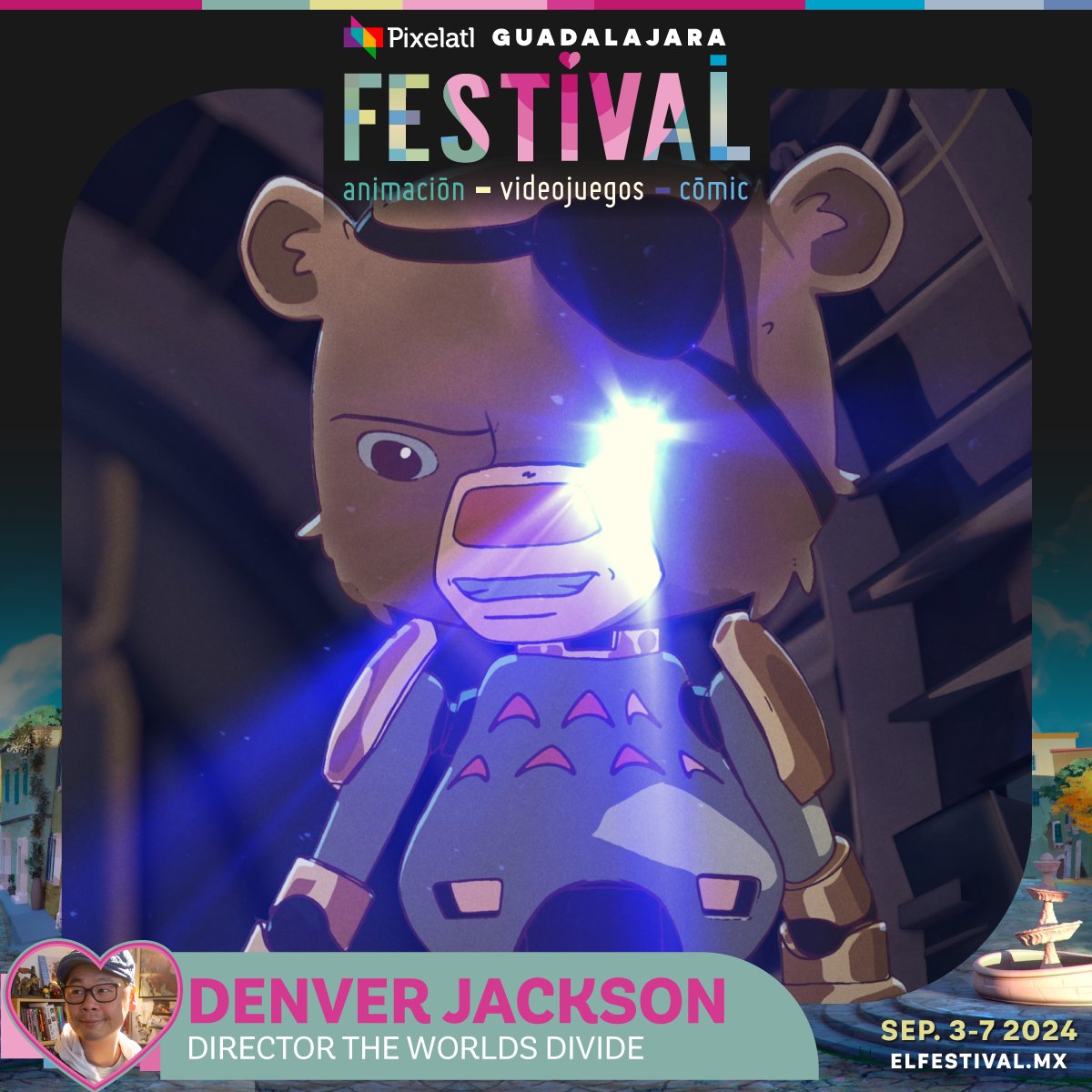 Pixelatl's tweet image. Alguna vez te habías imaginado que una persona podía hacer un largometraje animado? Conoce al director y la peli en el festival. Estamos emocionados de anunciar a Denver Jackson en #Pixelatl2024! 🌟

Denver es un animador y artista de efectos visuales autodidacta que comenzó…
