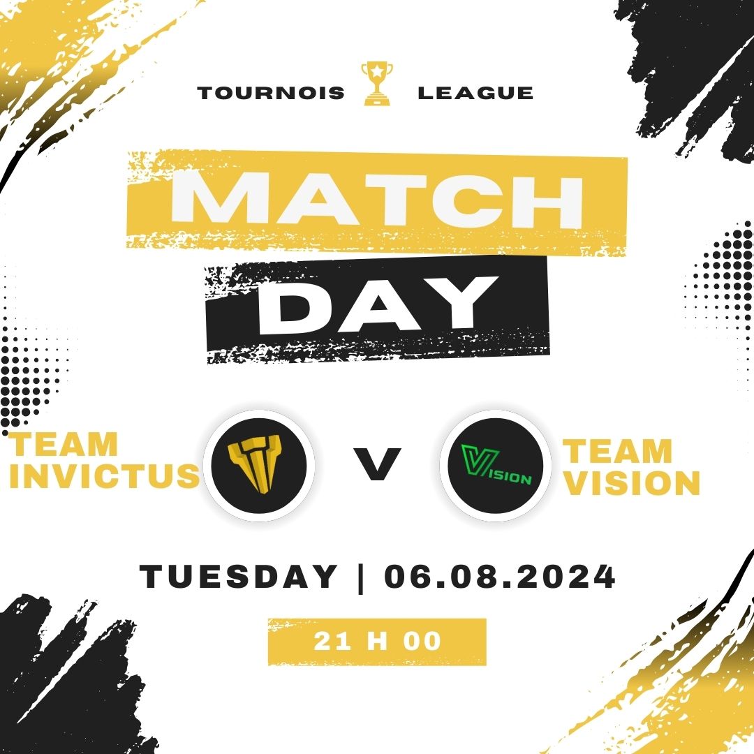 InVictusEsportt's tweet photo. #ACTUCOD
Go join le live !
https://t.co/OEvNh38LmI
TEAM INVICTUS vs TEAM VISION (TOURNOIS COD)
DAY 11.
#INVictory https://t.co/0fQc1P7rZ4