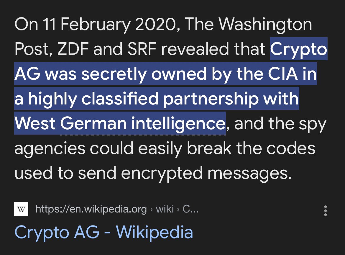 Solana = CIA Founder is jewish ukranian american. Early investors are  accredited american VCs. Very non-cypherpunk philosophy, extremely unfair  launch. Involvement with SBF. CIA is often behind similar things, like TOR,  Crypto