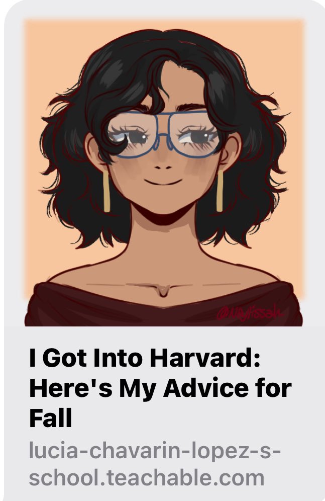 Do you know a high school student who wants to ace the college application process but doesn’t have thousands of dollars to spend on a college admissions coach? Then share this link with them …chavarin-lopez-s-school.teachable.com/p/t1d-harvard/…