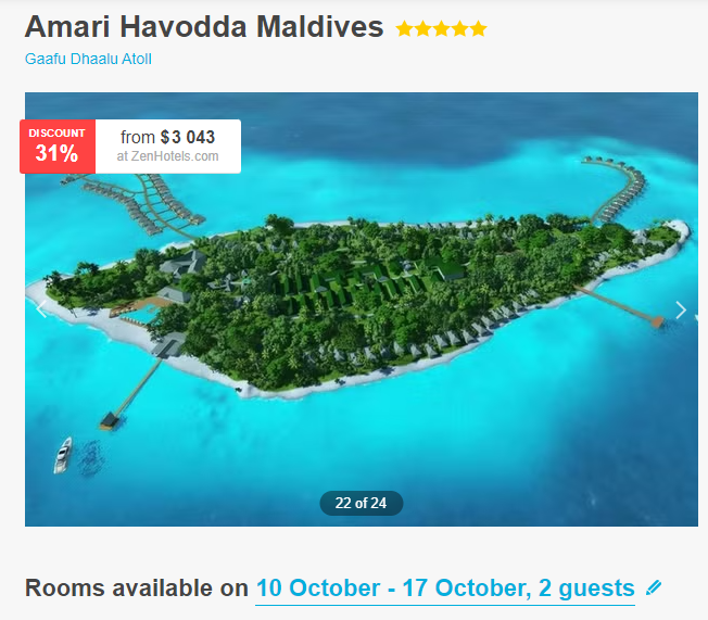 trippaplanet's tweet photo. Dreaming of the perfect getaway? Amari Havodda Maldives offers stunning waters, pristine beaches, luxury villas, and top-tier dining. Perfect for romance, family fun, or adventure! 🌴🌊✨ #ParadiseFound
 https://t.co/k3naGooN8S https://t.co/kk5RsRWYor